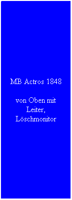 Textfeld: MB Actros 1848
von Oben mit Leiter, Löschmonitor
